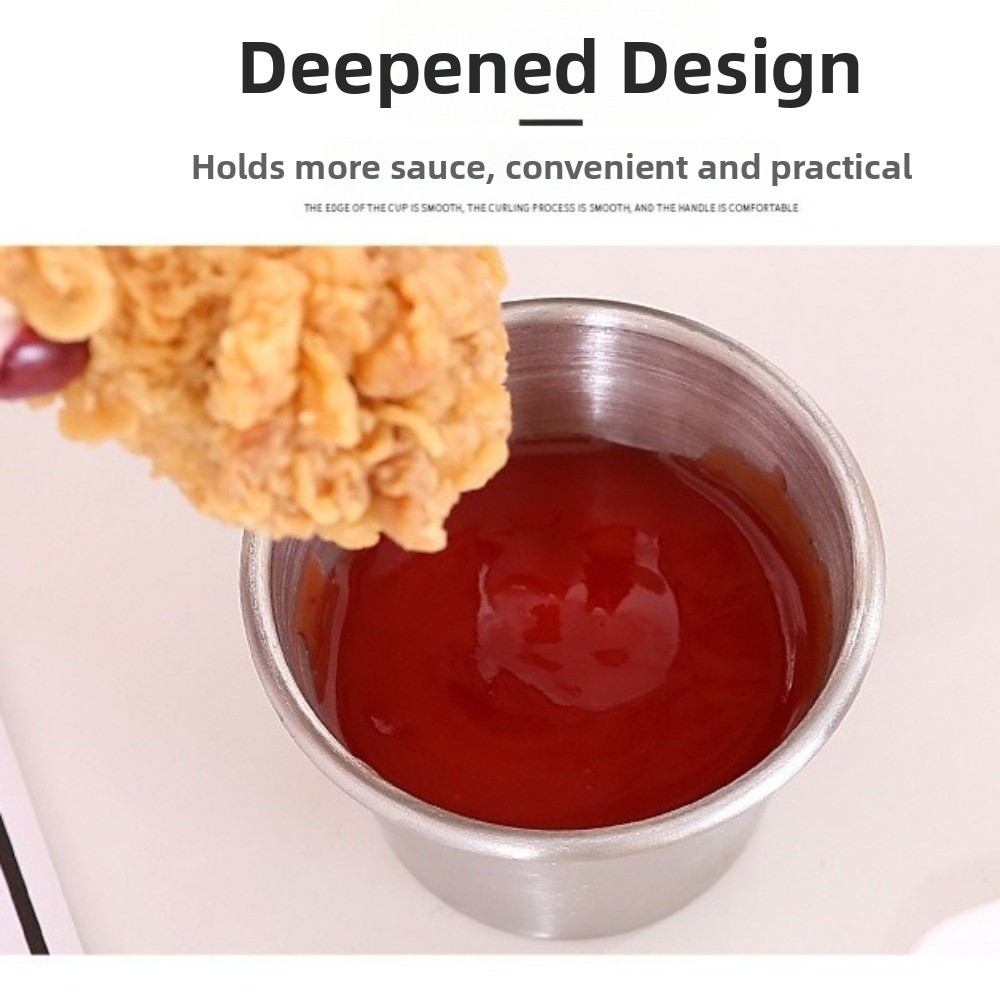 12개/세트 스테인레스 스틸 디핑 소스 컵 소형 65M - Sauce Dipping Cup 리뷰 및 가격