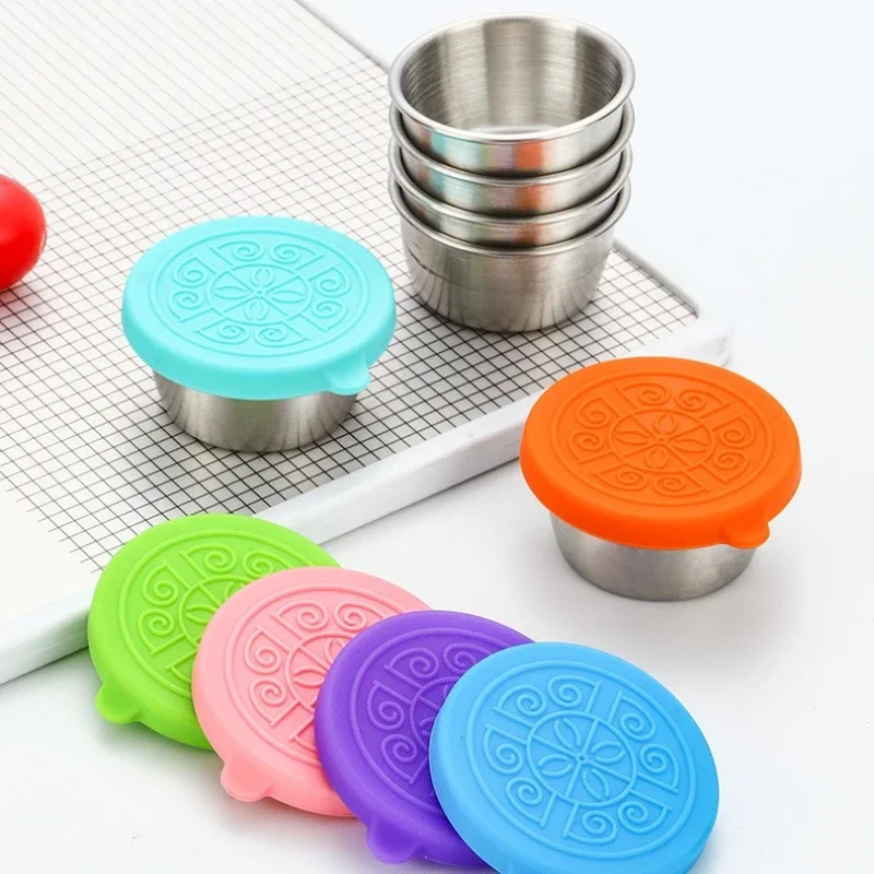 6개 세트 304 스테인리스 스틸 소스컵 식품 용기 재 - Sauce Dipping Cup 리뷰 및 가격