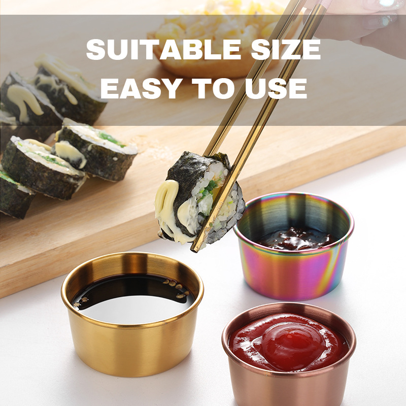 304 스테인리스 스틸 딥핑 컵, 골든 소스 컵, 아메 - Sauce Dipping Cup 리뷰 및 가격