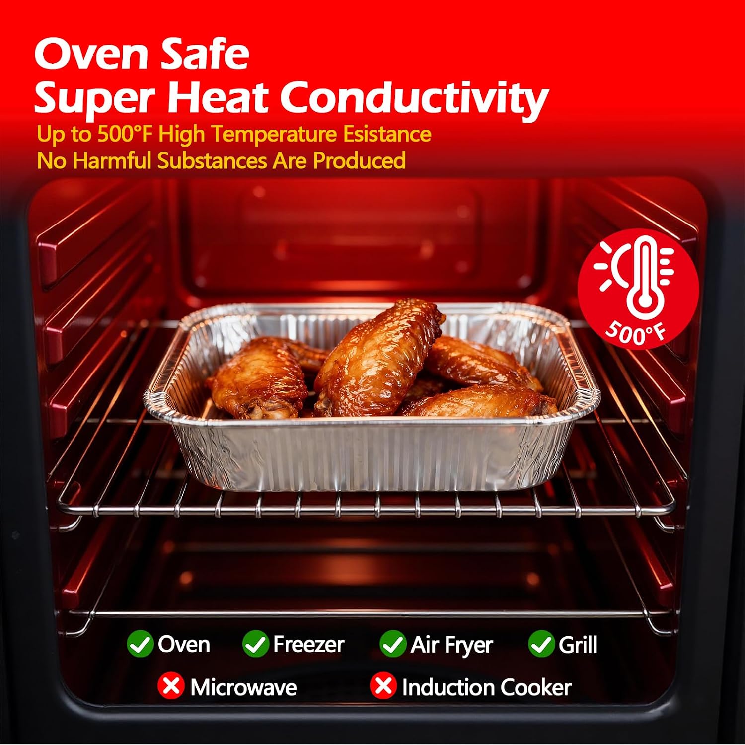 알루미늄 뚜껑이 있는 8x8 사이즈 알루미늄 호일 팬, - Meal Prep Or Prep Meal 리뷰 및 가격