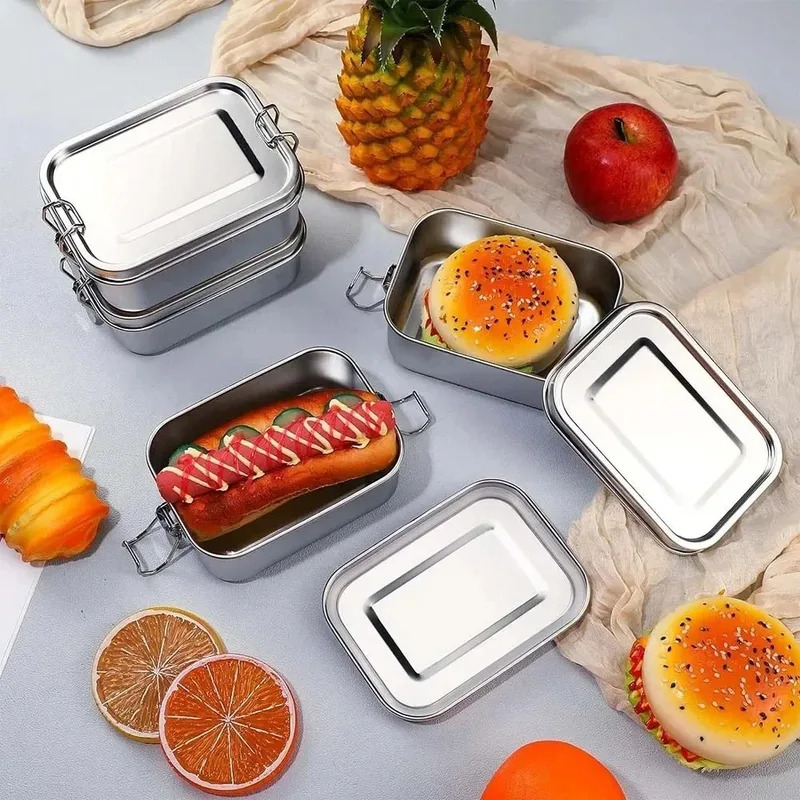 304 스테인리스 스틸 1200/2400ml 도시락 벤 - Meal Prep Bowl 리뷰 및 가격