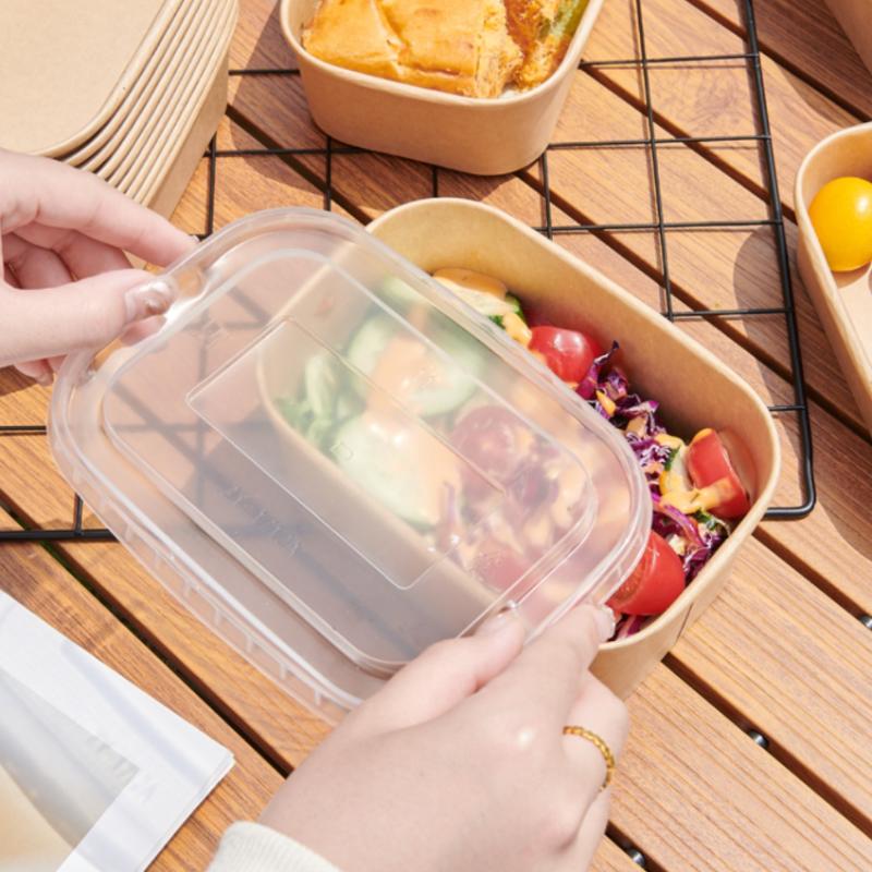* 10개/세트 일회용 도시락 상자 크래프트 종이 사각 - Meal Prep Bowl 리뷰 및 가격